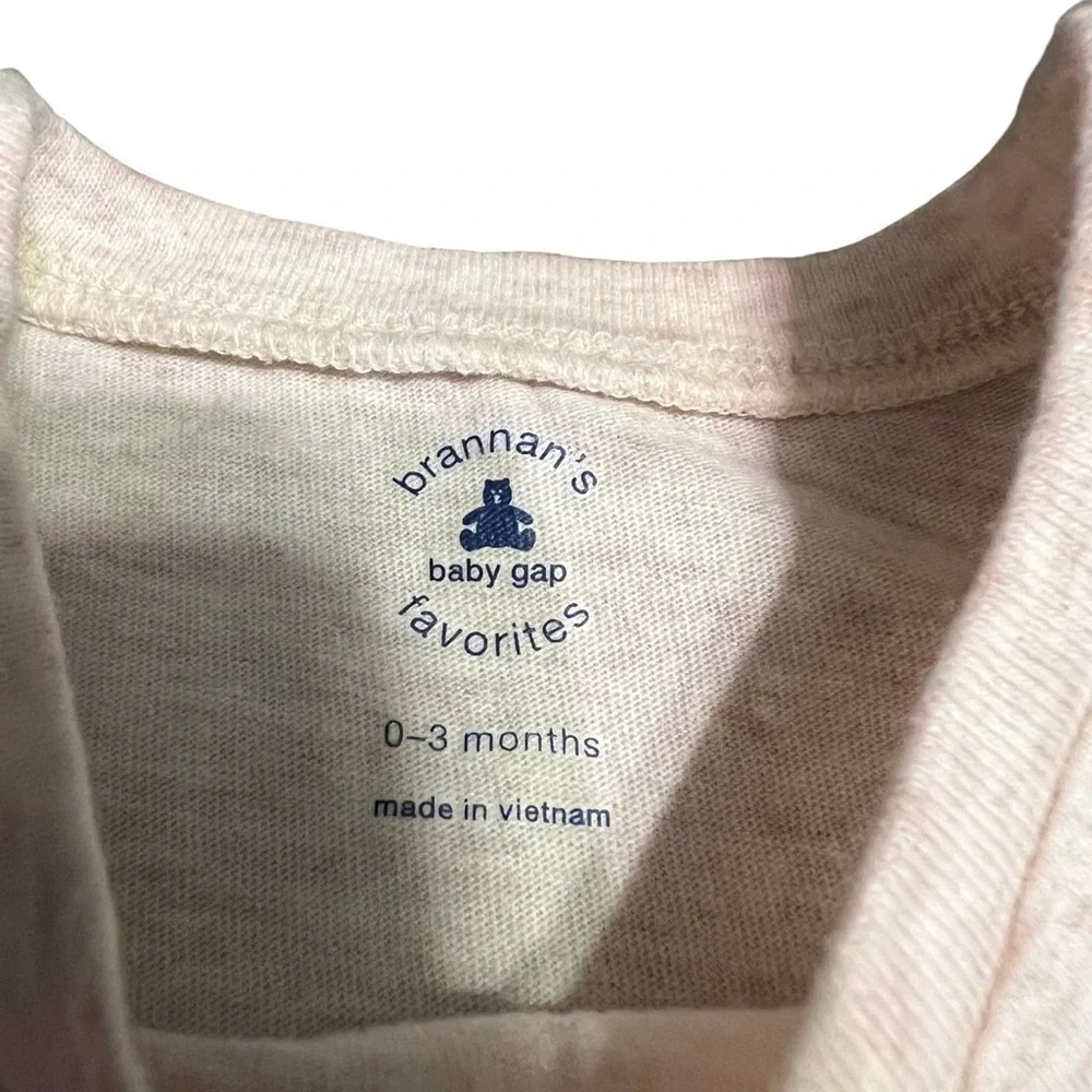 Baby Gap Heart Longsleeve Shirt 0-3 months